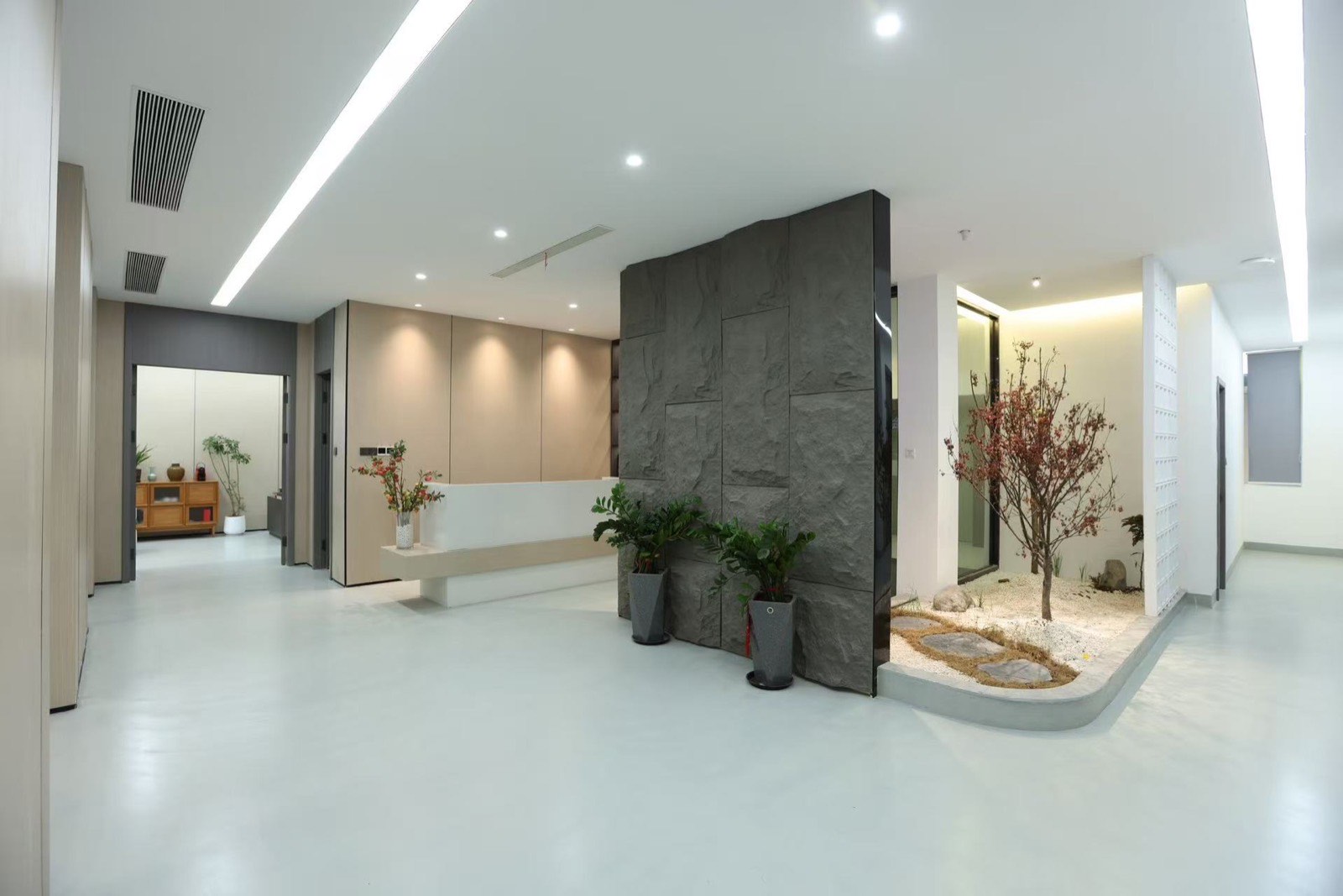 成蹊财税门厅与室内景观